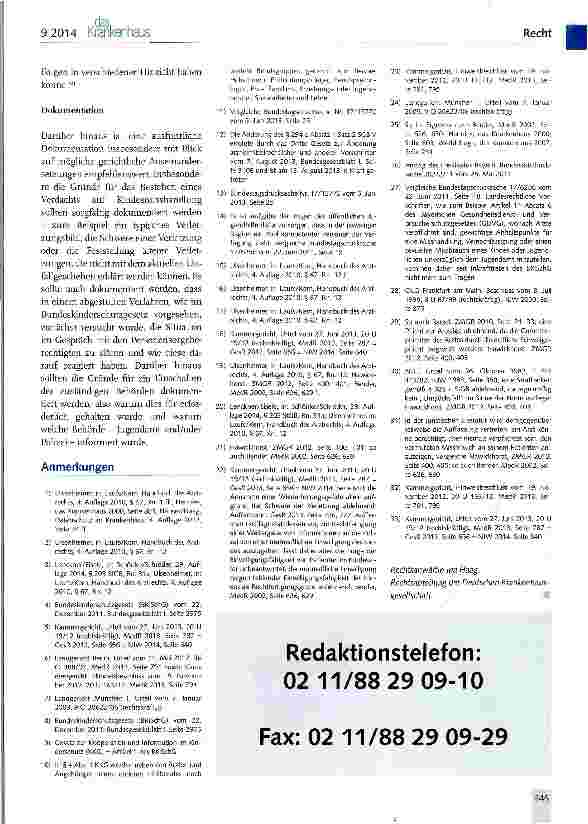 Vorschauseite 6: Ärztliche Schweigepflicht bei Verdacht auf Kindesmisshandlung