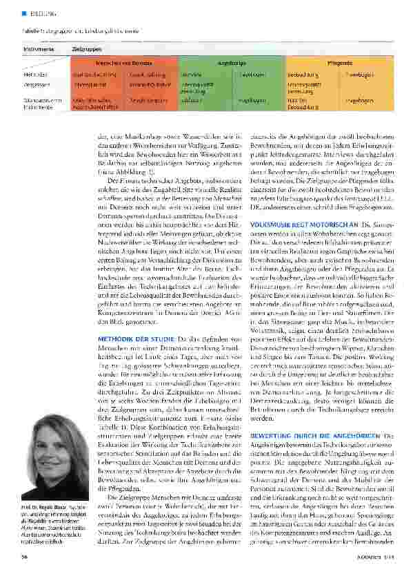 Vorschauseite 3: Studie: Umgebung bei Menschen mit Demenz