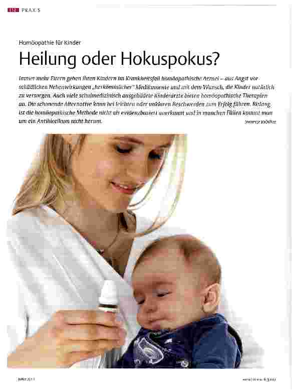 Vorschauseite 1: Heilung oder Hokuspokus?