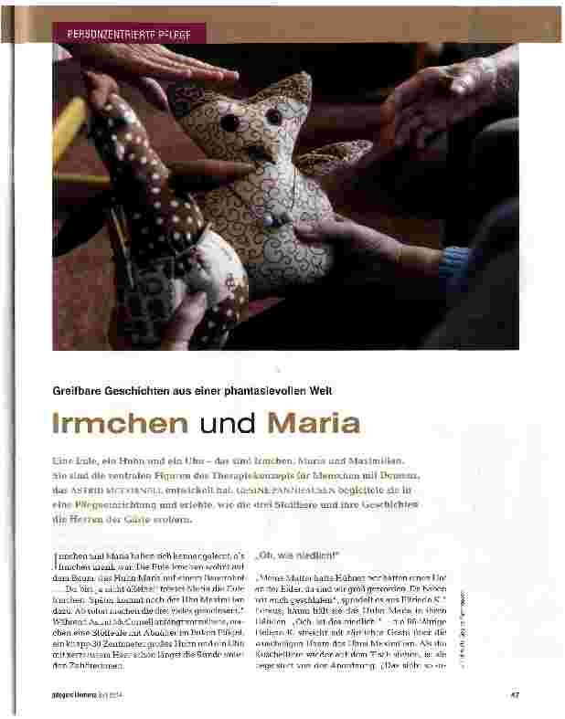 Vorschauseite 1: Irmchen und Maria