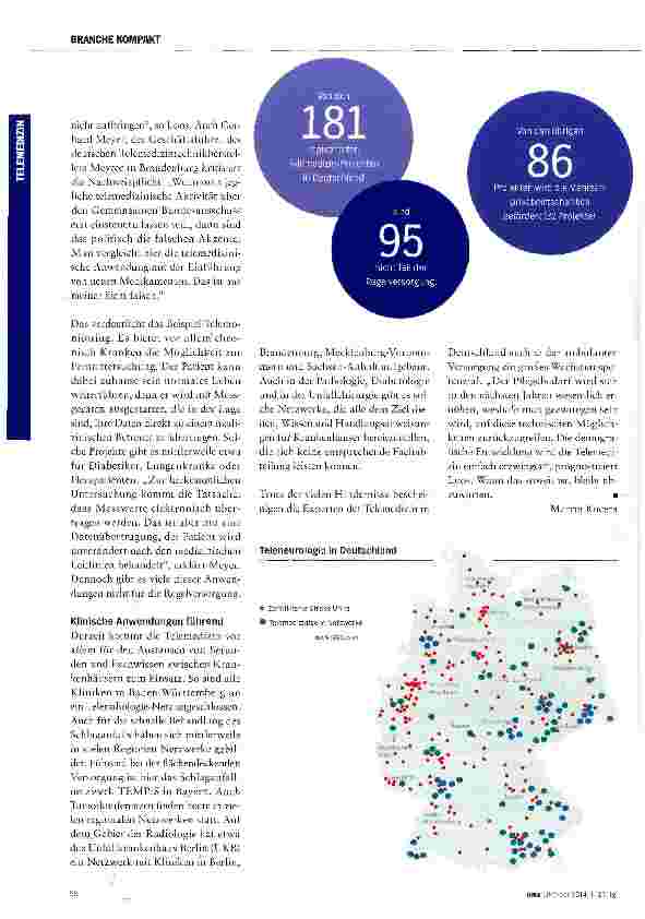 Vorschauseite 3: Flickenteppich Telemedizin
