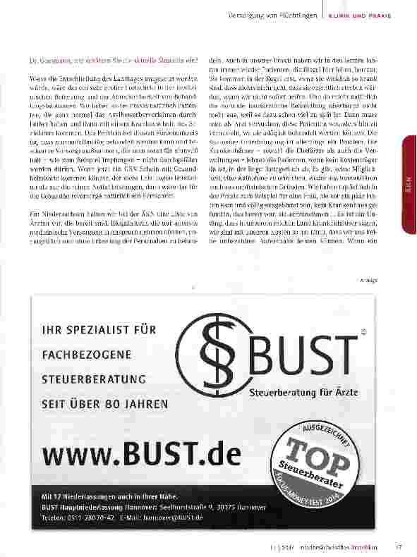 Vorschauseite 2: Medizinische Versorgung von Flüchtlingen sicherstellen - aber wie?