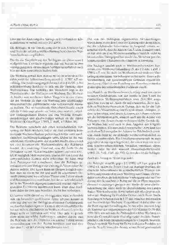 Vorschauseite 3: Telefonaktion als Schleichwerbung