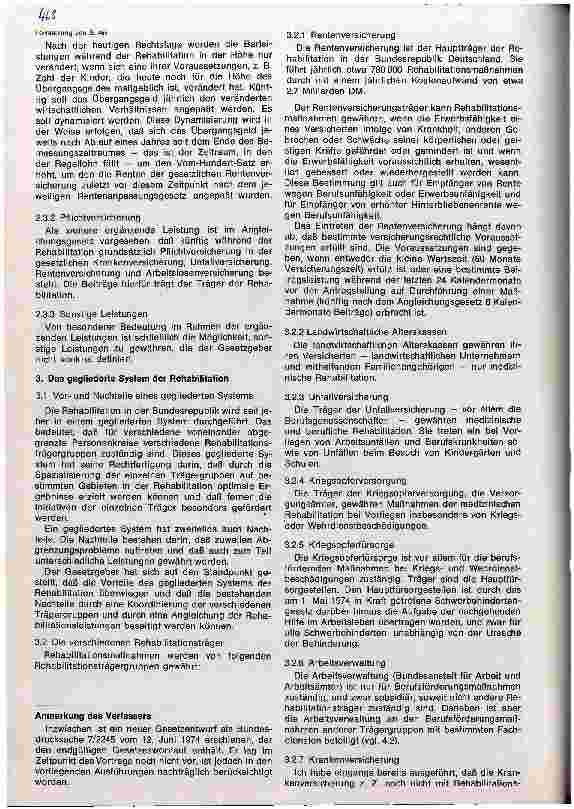 Vorschauseite 4: Gesetzliche Voraussetzungen der Rehabilitation