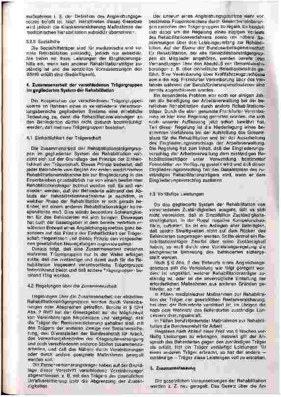 Vorschauseite 5: Gesetzliche Voraussetzungen der Rehabilitation