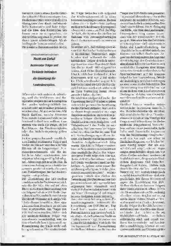 Vorschauseite 3: IAV: Der Anfang vom Ende Neuordnung der amb.Hilfen in Baden-Württemberg vor dem Aus