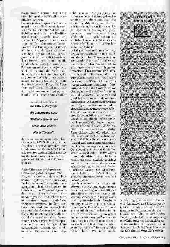 Vorschauseite 4: IAV: Der Anfang vom Ende Neuordnung der amb.Hilfen in Baden-Württemberg vor dem Aus