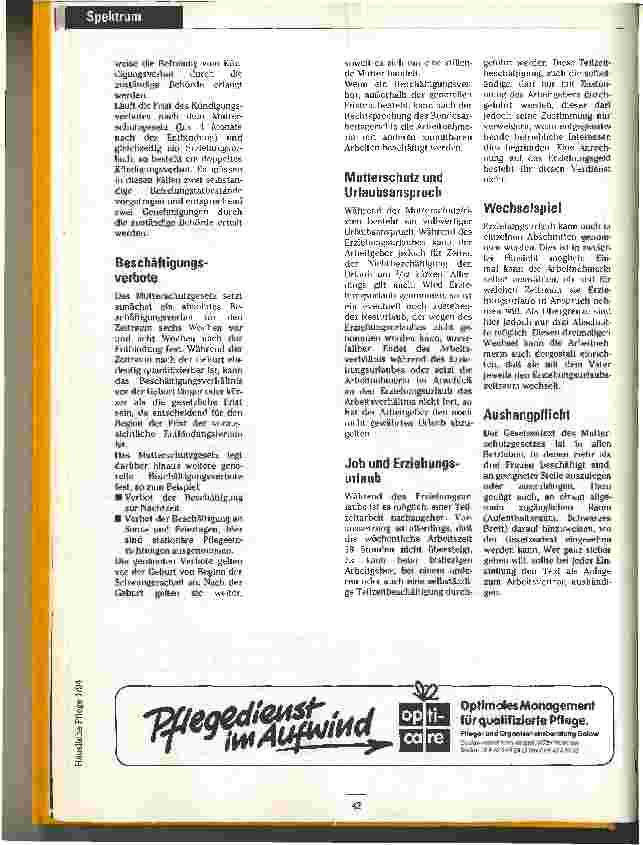 Vorschauseite 2: Mutterfreude und Arbeitsrecht