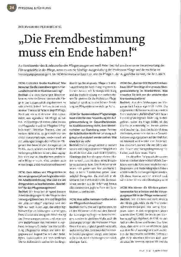 Vorschauseite 1: Die Fremdbestimmung muss ein Ende haben!