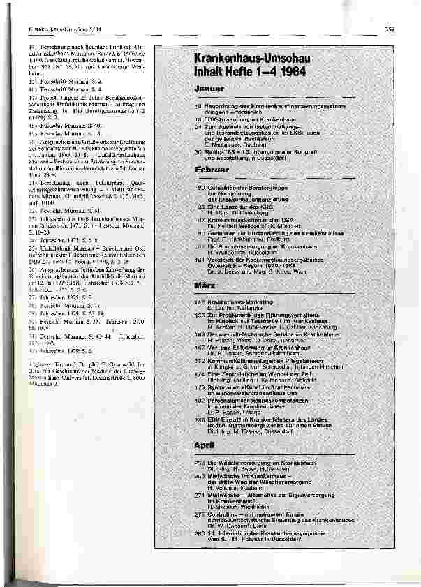 Vorschauseite 6: Zur historischen Entwicklung des berufsgenossenschaftlichen Heilverfahrens und der Berufsgenossenschaftlichen Unfallklinik Murnau