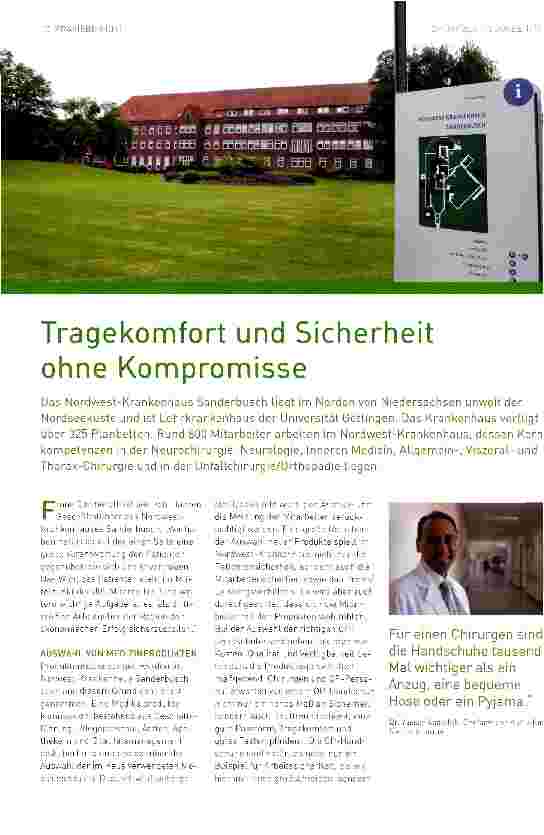 Vorschauseite 1: Tragekomfort und Sicherheit ohne Kompromisse