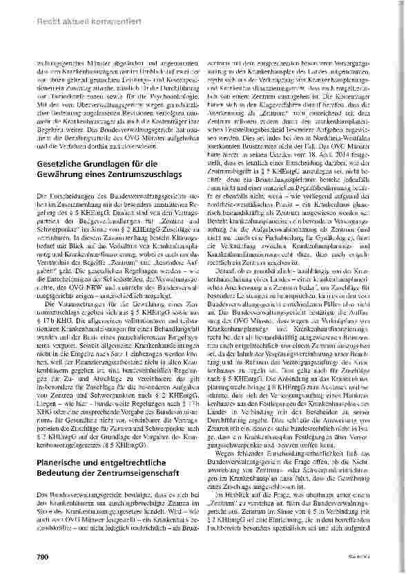 Vorschauseite 2: Zuschläge für Brustzentren sind rechtens