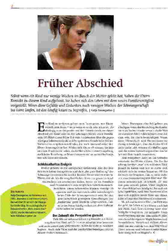 Vorschauseite 1: Früher Abschied