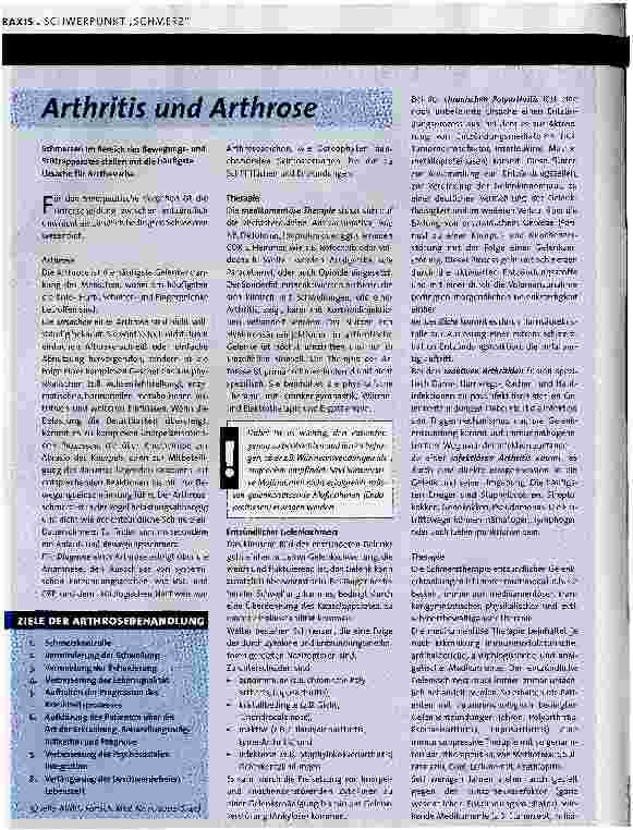 Vorschauseite 3: Schmerztherapie ist Teamarbeit; Kopfschmerz, Arthritis und Arthrose; Tumorschmerz; Rückenschmerz(mehrer kurze Artikel wurden zusammengefasst)