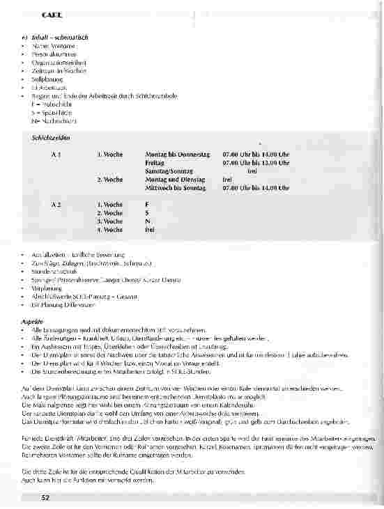Vorschauseite 2: Dienstplan und Dienstplangestaltung als Arbeitsgegenstand der Pflegedienstleitung von Krankenhäusern und Altenpflegeheimen