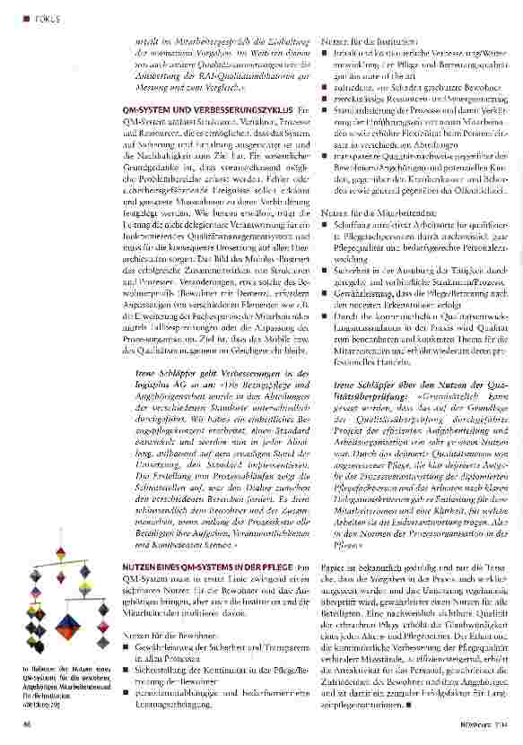 Vorschauseite 3: Sichtbare Pflegequalität