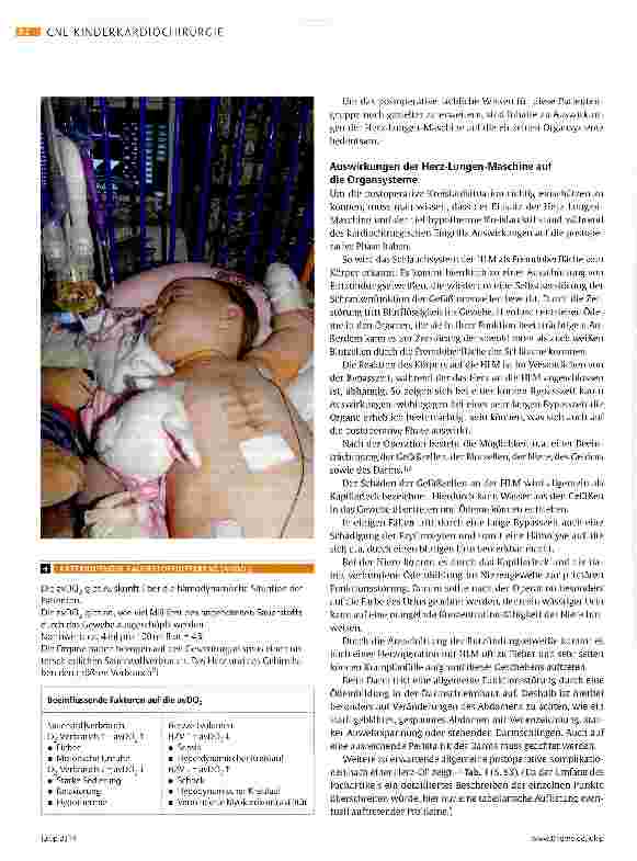 Vorschauseite 5: Postoperative Pflege von Kindern und Jugendlichen nach kardiochirurgischen Eingriffen