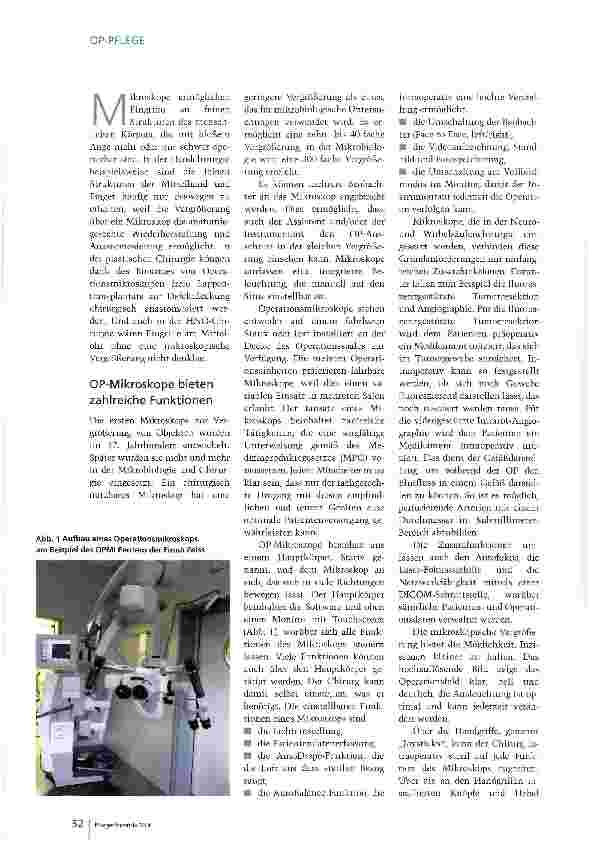 Vorschauseite 2: Mit ruhiger Hand - Instrumentieren unter dem Mikroskop