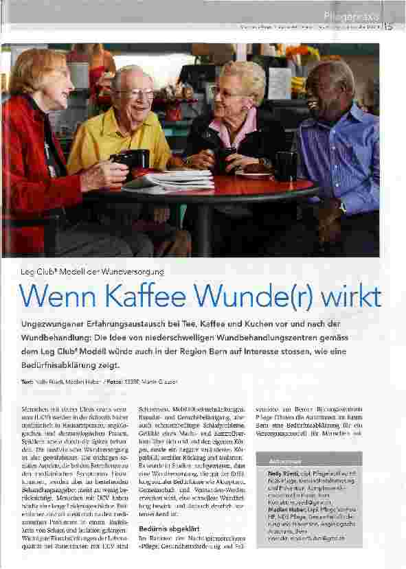 Vorschauseite 1: Wenn Kaffee Wunde(r) wirkt