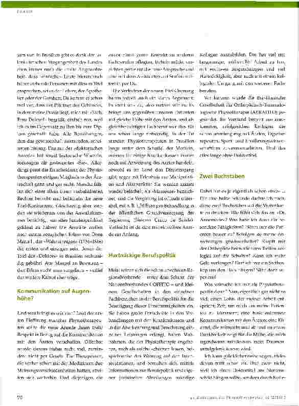 Vorschauseite 2: »Tach, Frau Doktor!«