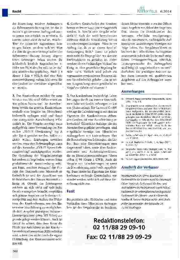 Vorschauseite 4: Das Sonderrecht für öffentlich-rechtlich getragene Krankenhäuser