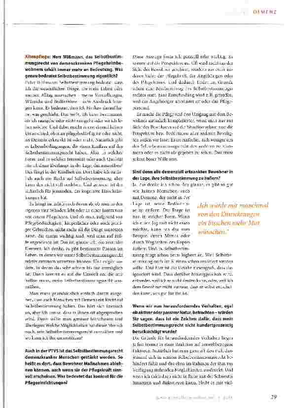 Vorschauseite 2: „Man muss hinter die Kulissen schauen