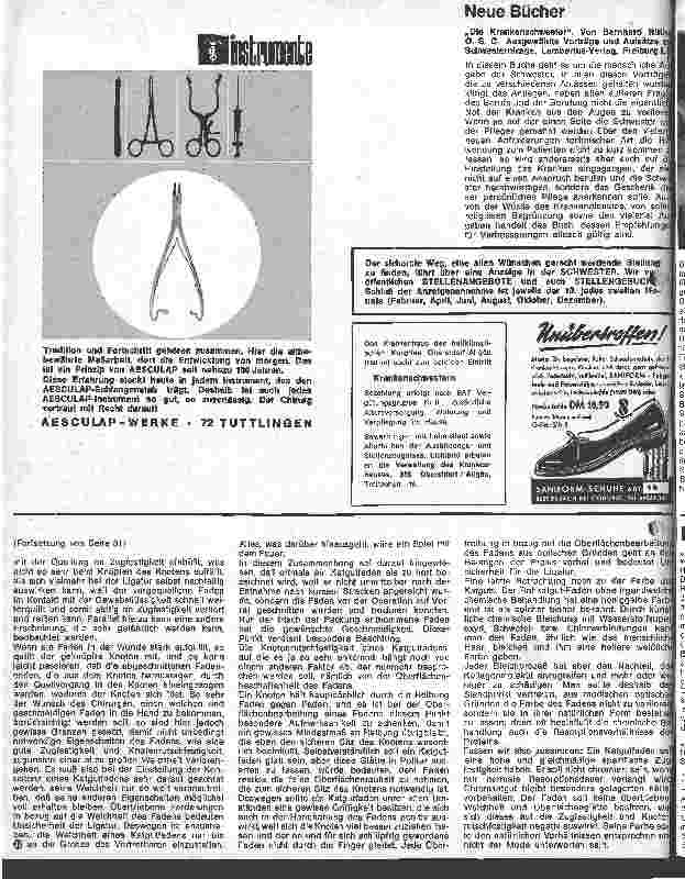 Vorschauseite 2: Aktuelle Betrachtung zum Katgut Chirurgisches Nahtmaterial in der Firma B. Braun