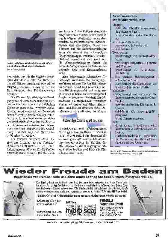 Vorschauseite 3: Chemie kontra Mechanik Eine praxisorientierte Bewertung