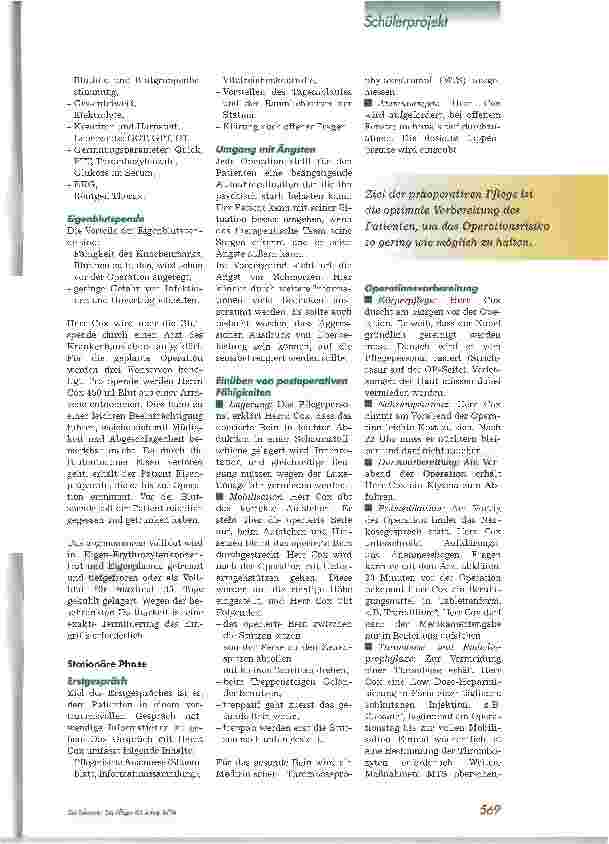 Vorschauseite 2: Präund postoperative Pflege am Beispiel eines Patienten mit endoprothetischem Gelenkersatz der Hüfte