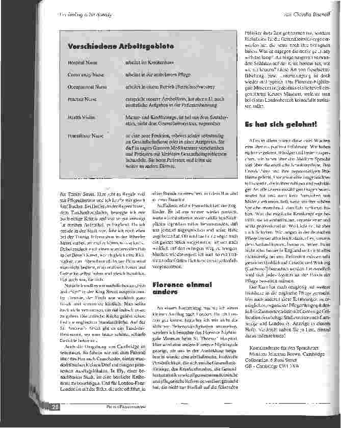 Vorschauseite 6: Im feeling a bit queasy Sprachkurse in der Weiterbildung
