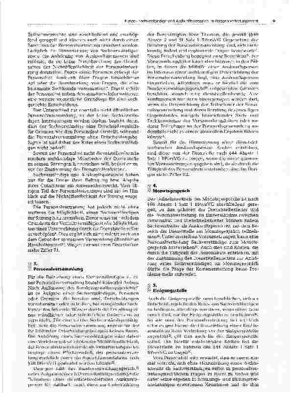 Vorschauseite 2: Sachverständige und Auskunftspersonen im Personalvertretungsrecht