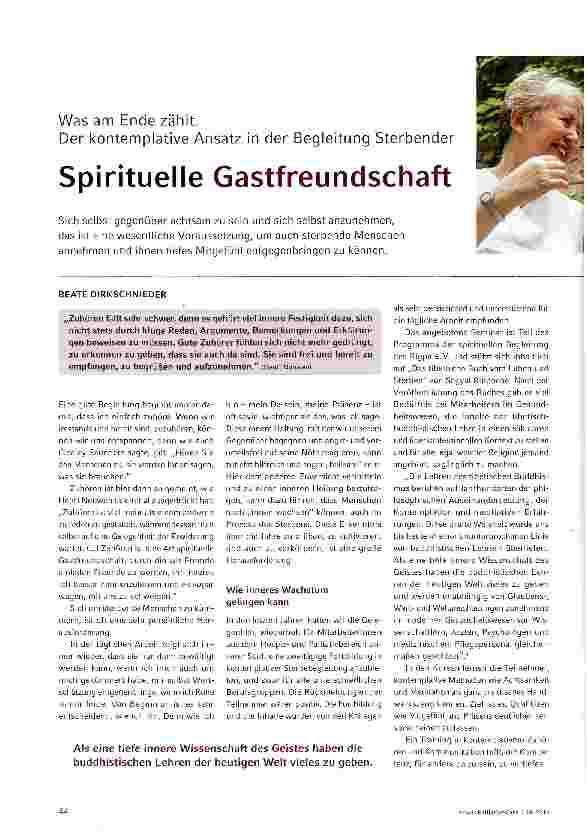 Vorschauseite 1: Spirituelle Gastfreundschaft