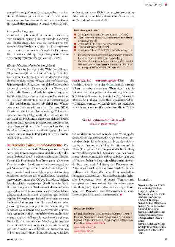 Vorschauseite 4: Pflege bei bestrahlter Haut