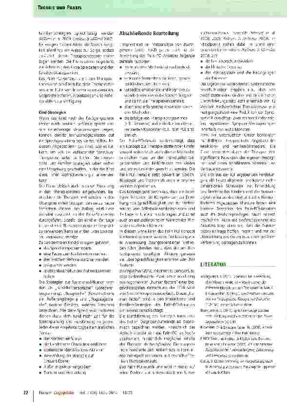 Vorschauseite 5: Palin Parent Child Interaction Therapy (Palin PCI)