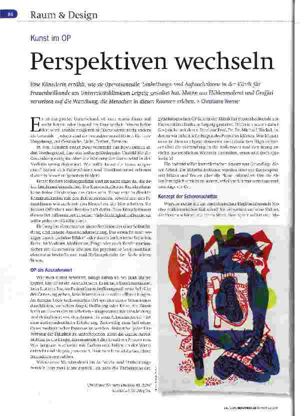 Vorschauseite 1: Kunst im OP Perspektiven wechseln