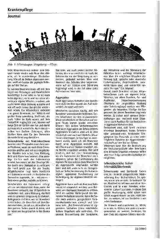 Vorschauseite 3: Interaktion zwischen BewohnerInnen und Pflegenden in Altenheimen