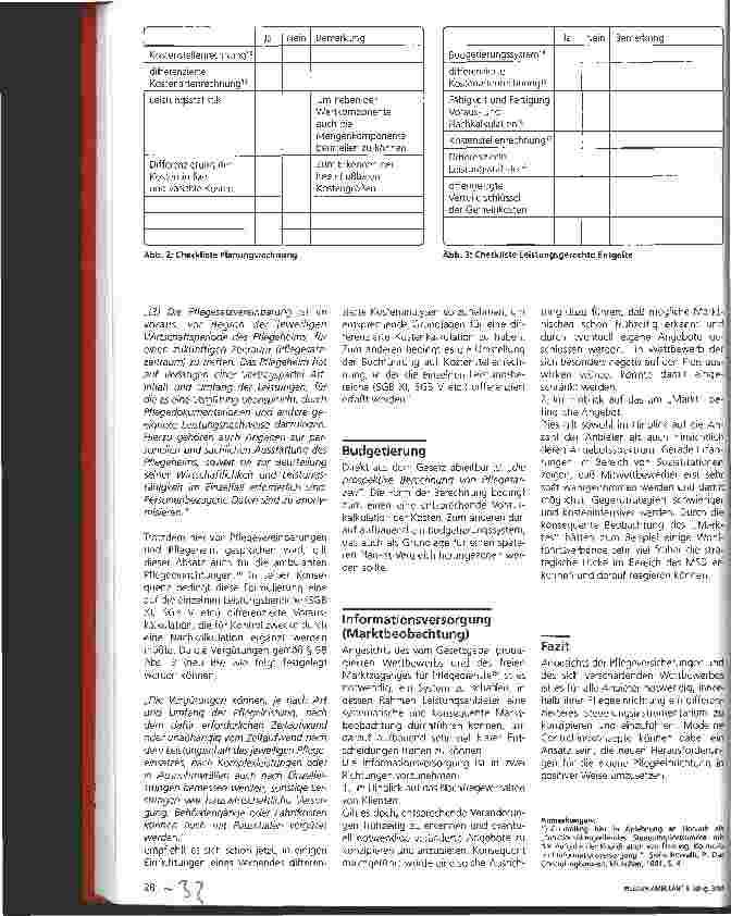 Vorschauseite 2: Controlling und Pflegeversicherung