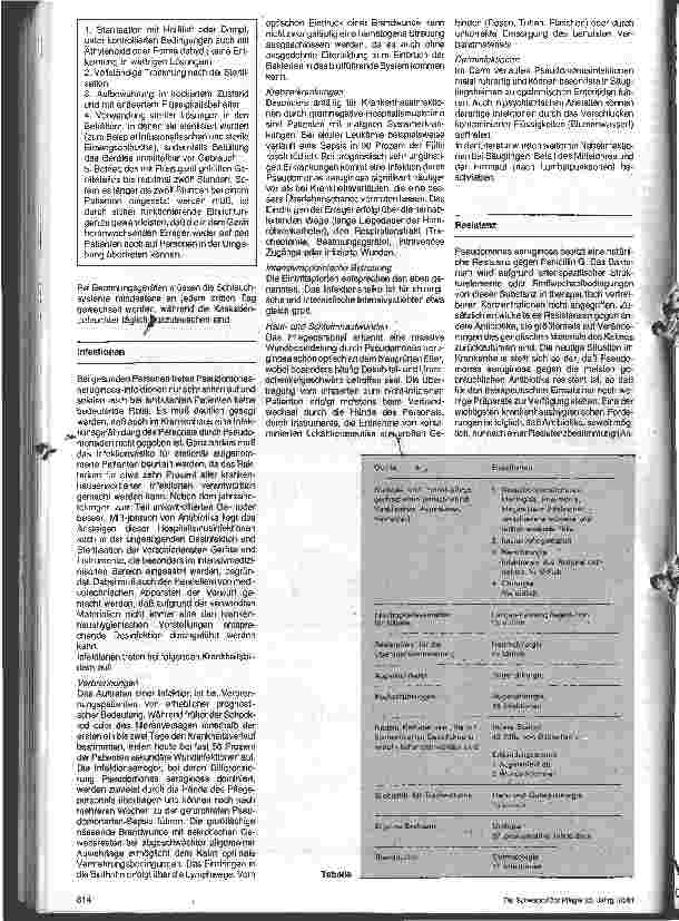 Vorschauseite 2: Praktische Hygiene im Krankenhaus, Hospitalismuserreger Pseudomonas aeruginosa