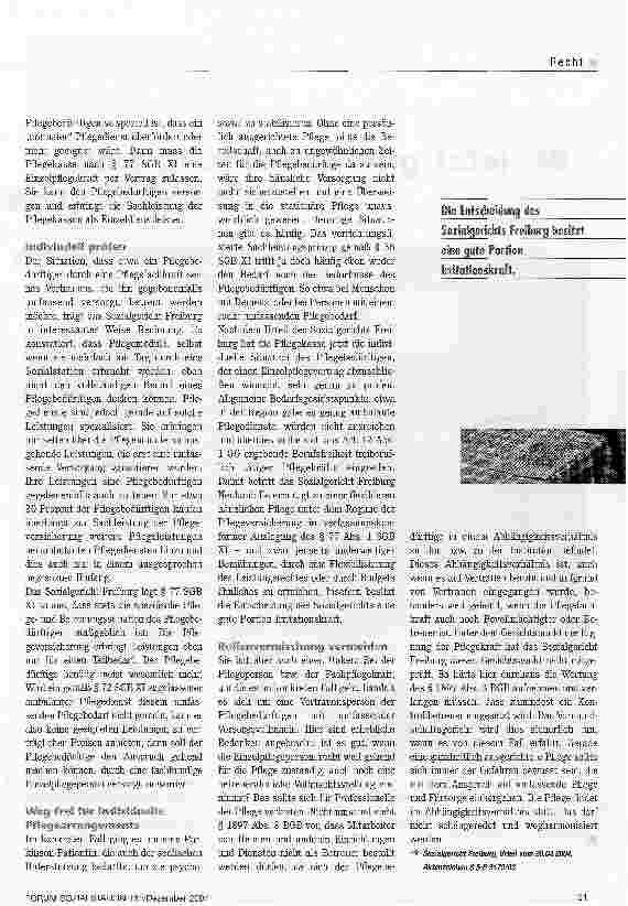 Vorschauseite 2: Ausweg aus dem Modulgefängnis. Neue Wege für freiberufliche Pflegekräfte