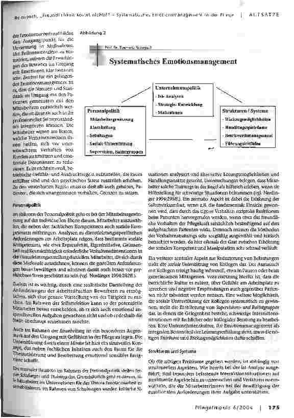 Vorschauseite 4: Freundlichkeit kostet nichts! - Systematisches Emotionsmanagement in der Pflege