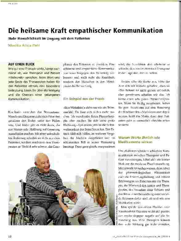 Vorschauseite 1: Die heilsame Kraft empathischer Kommunikation