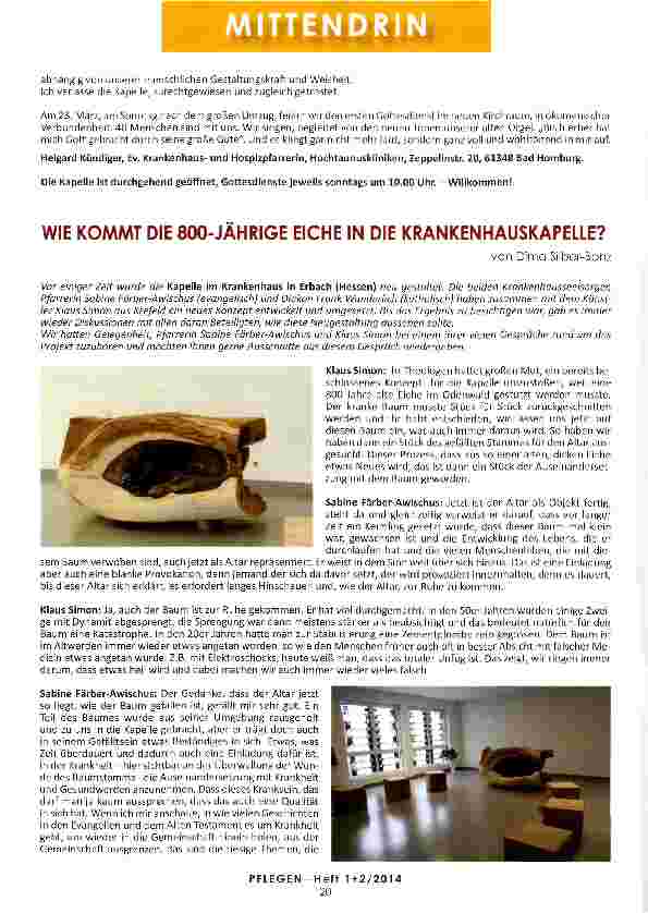 Vorschauseite 2: WO WOHNT GOTT? Persönliche Notizen zum Bau einer Krankenhauskapelle