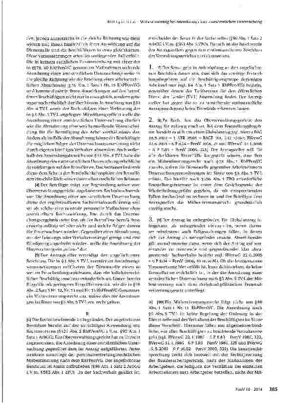 Vorschauseite 2: Mitbestimmung bei Anordnung einer amtsärztlichen Untersuchung