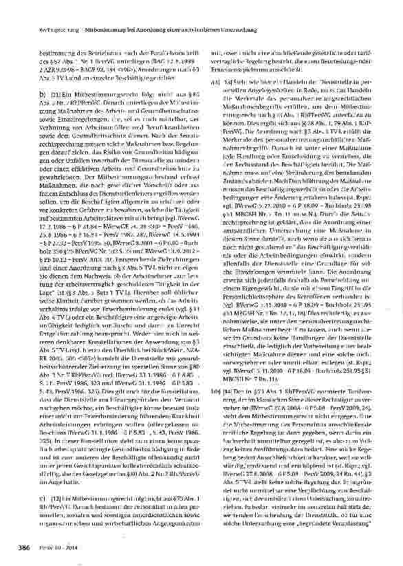 Vorschauseite 3: Mitbestimmung bei Anordnung einer amtsärztlichen Untersuchung