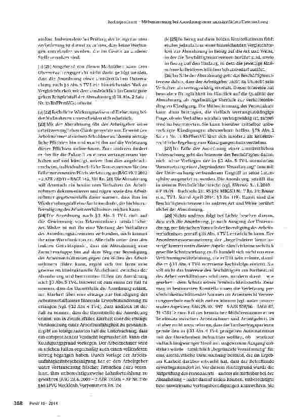 Vorschauseite 5: Mitbestimmung bei Anordnung einer amtsärztlichen Untersuchung