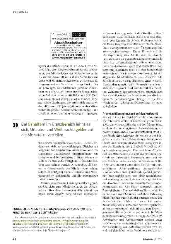 Vorschauseite 3: In jedem Lohn steckt Mindestlohn