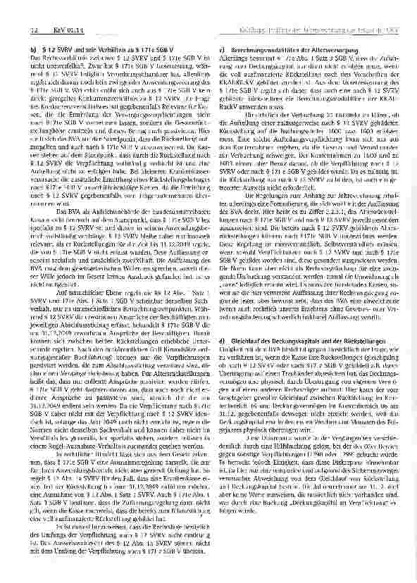 Vorschauseite 3: Prüfung der Jahresrechnung der Träger der gesetzlichen Krankenversicherung -ausgewählte Bilanzierungsprobleme