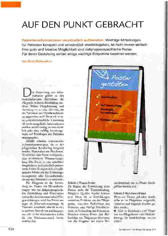 Vorschauseite 1: AUF DEN PUNKT GEBRACHT