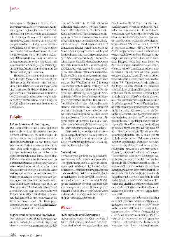 Vorschauseite 2: Reinigung und Desinfektion von barfußbegangenen Fußböden in öffentlichen Einrichtungen