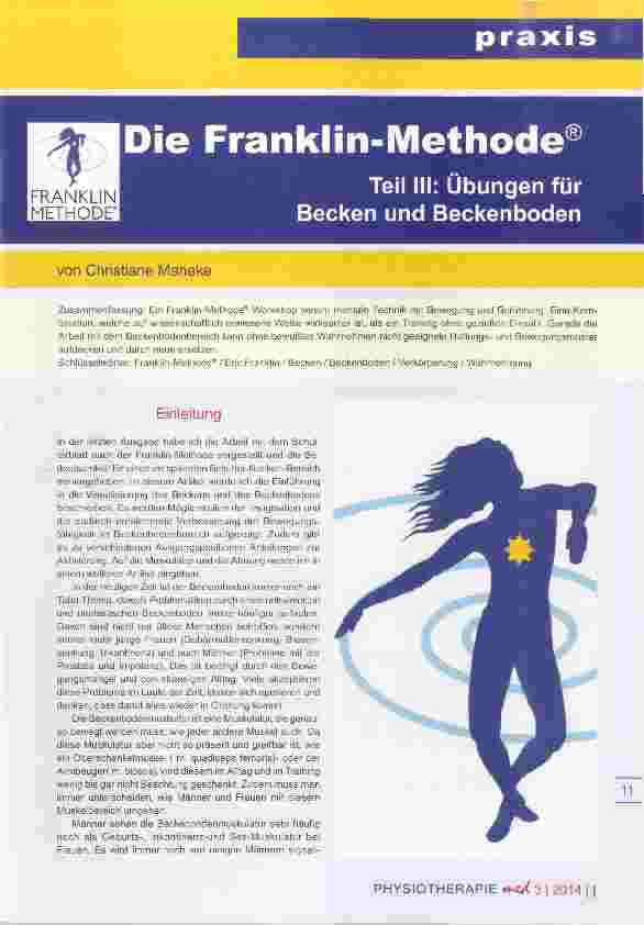 Vorschauseite 1: Die Franklin-Methode® Teil III: Übungen für Becken und Beckenboden